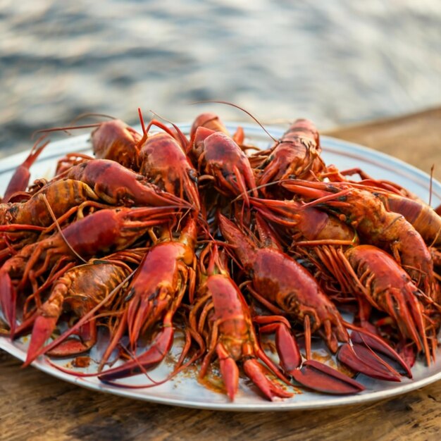 Un delizioso banchetto di pesci e frutti di mare.