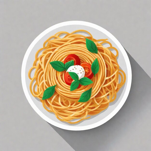 Un delizioso banchetto di spaghetti