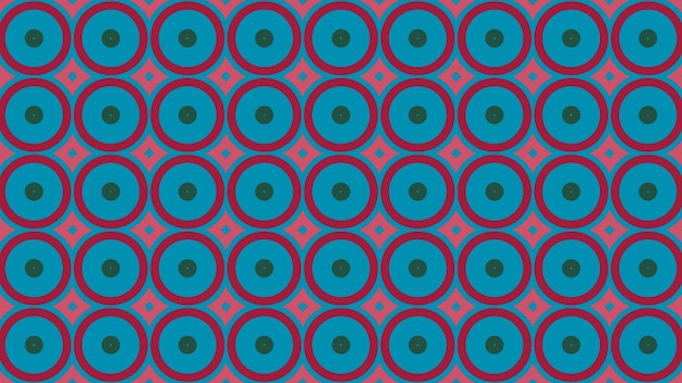Un design con uno sfondo blu e rosso.