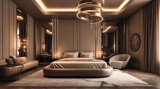 Un design di lusso per master suite