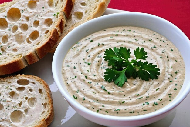 Un dip cremoso fatto con pasta di sesamo e succo di limone tahini