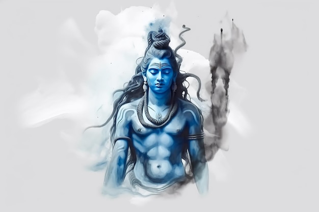 Un dipinto di un signore shiva