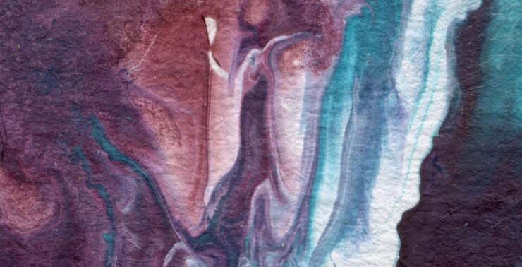 Foto un dipinto di un uomo e una donna con un acquerello verde e blu