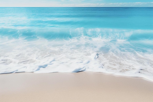 Un dipinto di una scena di spiaggia