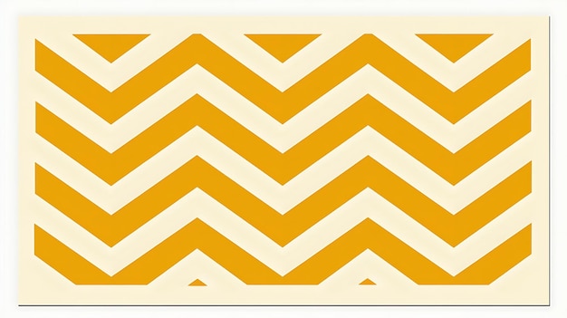 Un disegno a chevron giallo e arancione è un ottimo esempio di un design geometrico audace