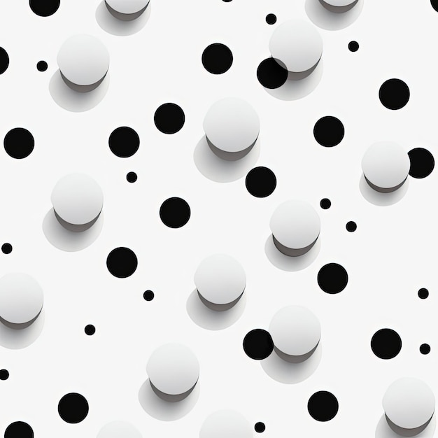 un disegno a puntini bianchi con puntini neri nello stile della post-elaborazione