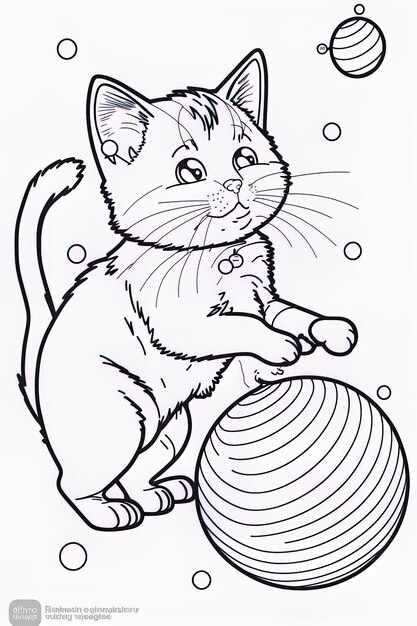 un disegno di un gatto che ha la parola gatto su di esso