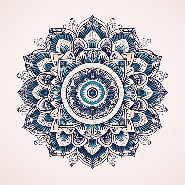 Un disegno di un mandala con sopra la parola amore.