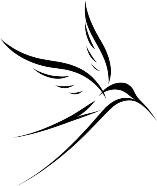 un disegno di un uccello con un becco nero e uno sfondo bianco