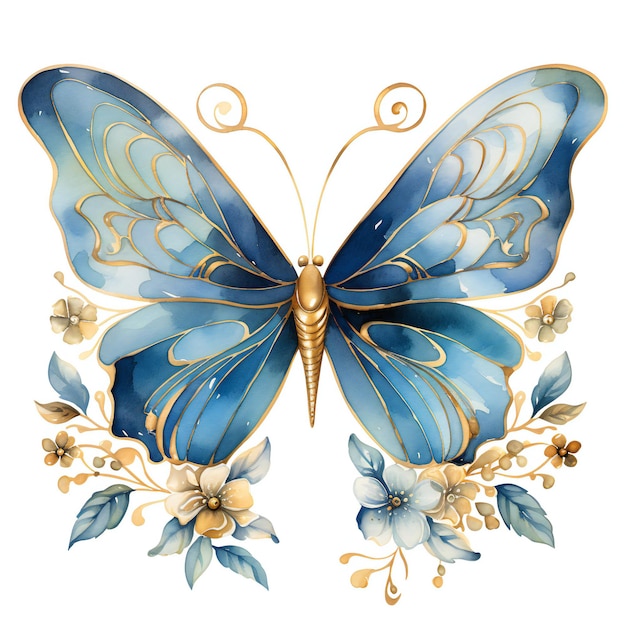 Un disegno di una farfalla con sopra la scritta farfalla