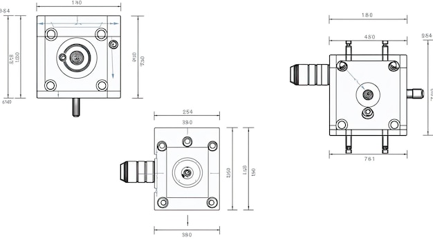 Un disegno di una macchina fotografica con sopra il numero 3