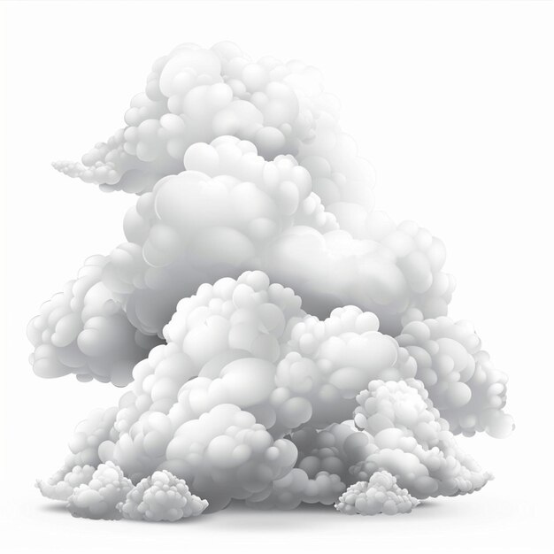 un disegno di una nuvola che ha la parola nuvola su di essa