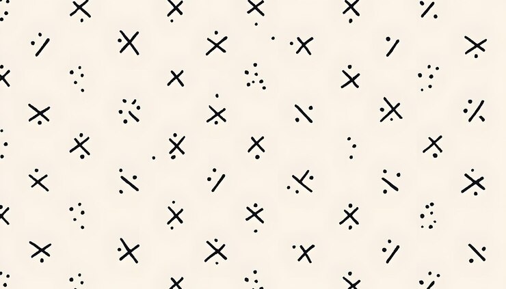 Foto un disegno in bianco e nero con il numero x su di esso