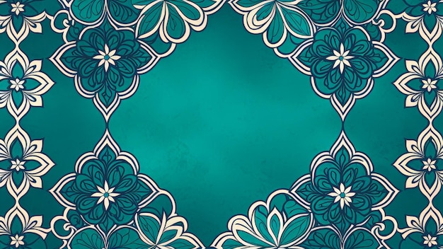 un disegno su uno sfondo blu e verde