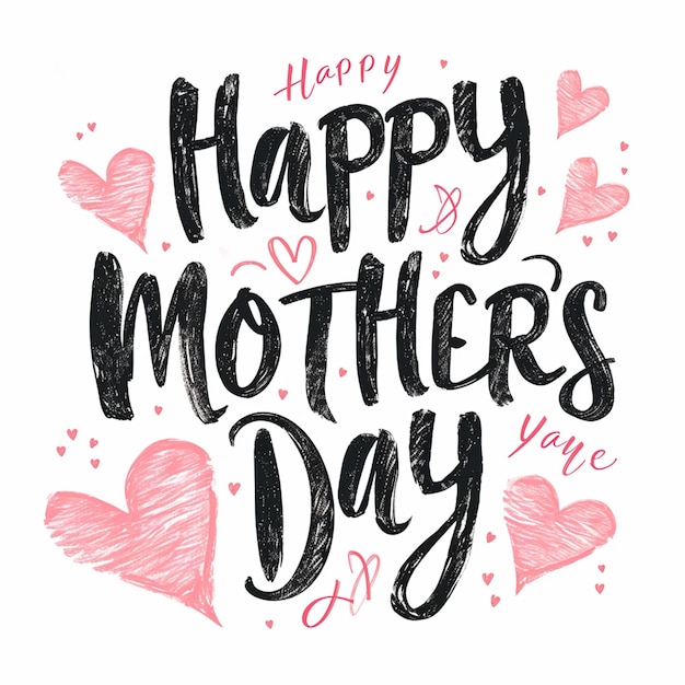 Un disegno tipografico per la festa della madre