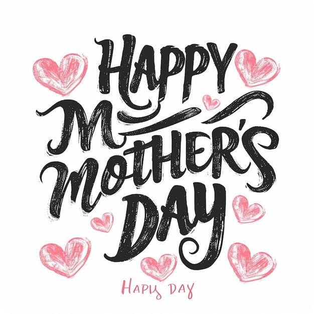 Un disegno tipografico per la festa della madre