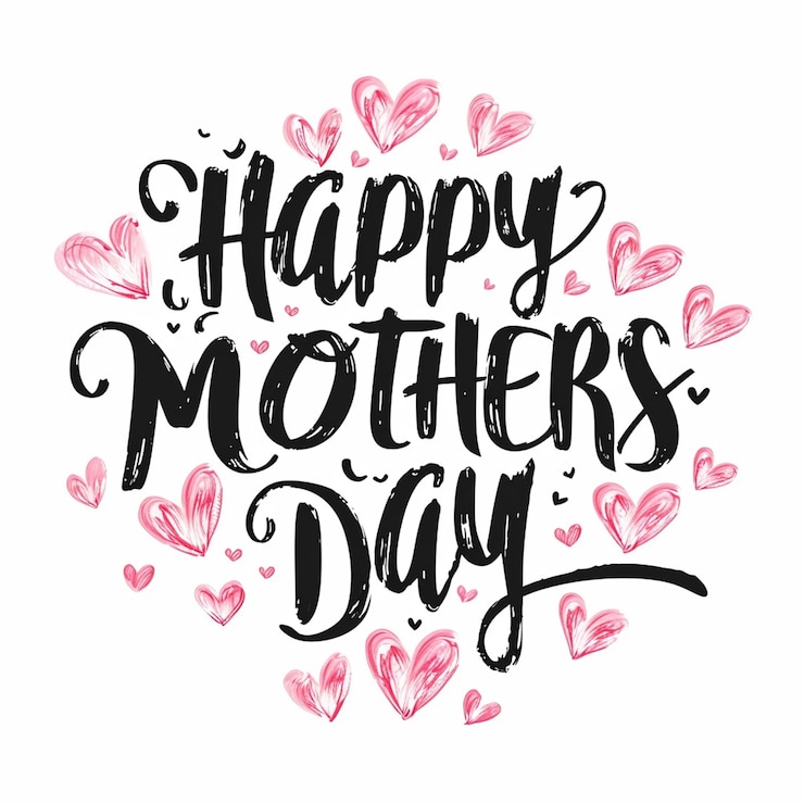 Foto un disegno tipografico per la festa della madre
