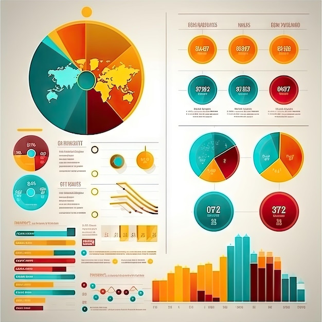 Un display colorato di informazioni sul mondo.