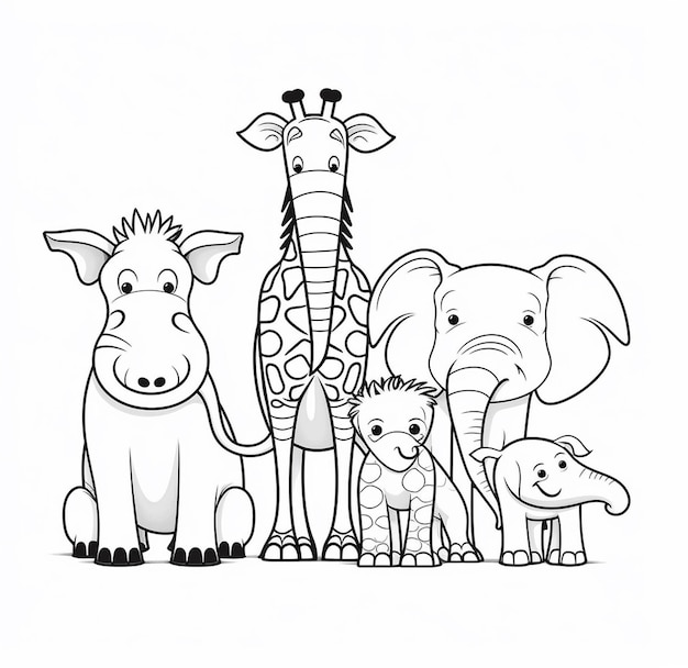 Un dorso animale e un vettore bianco