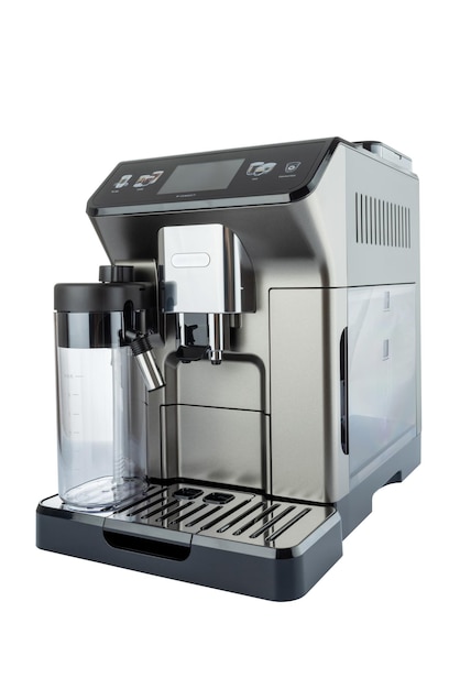 Un'elegante macchina per l'espresso con serbatoio d'acqua