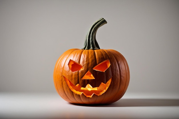 un'elegante zucca di Halloween creata da ai