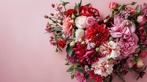 Un'esplosione di colori e fragranze emana da una collezione di squisiti fiori che adornano