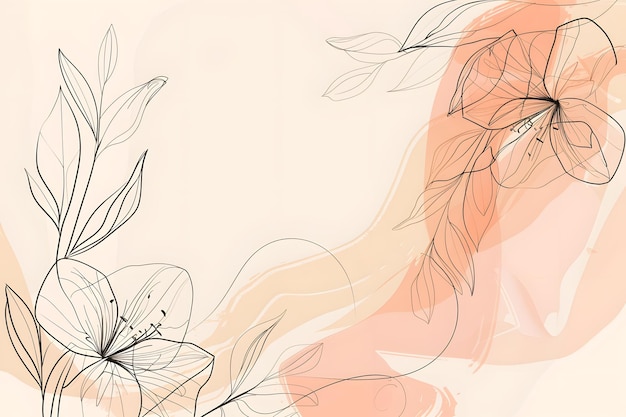 un fiore rosa e arancione è mostrato con uno sfondo rosa e arancio