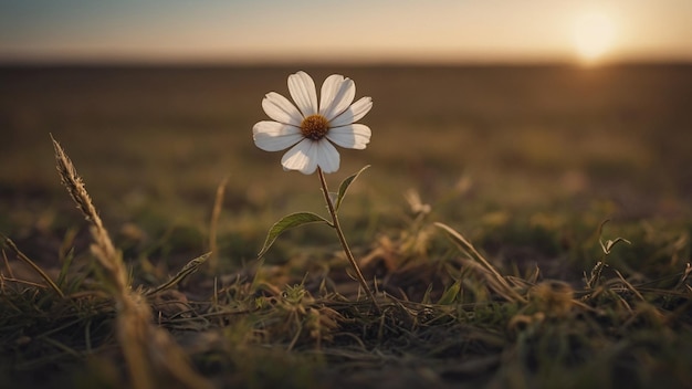 Un fiore solitario