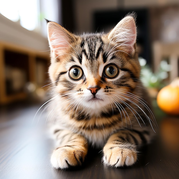 Un gatto carino generato dall'IA