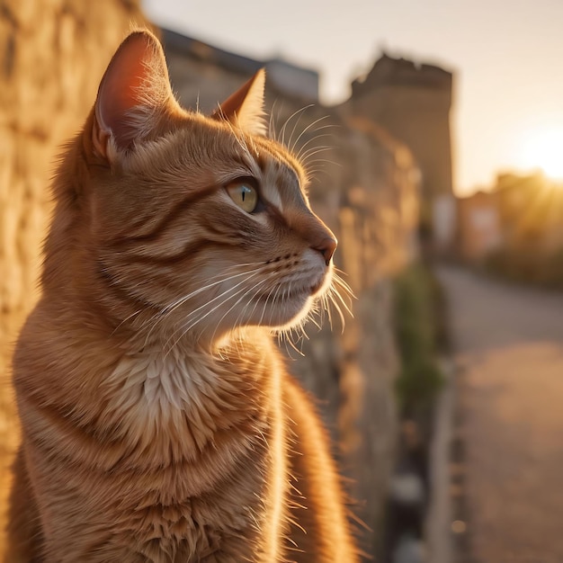 un gatto sta guardando la macchina fotografica e sta guardando l'apparecchio fotografico