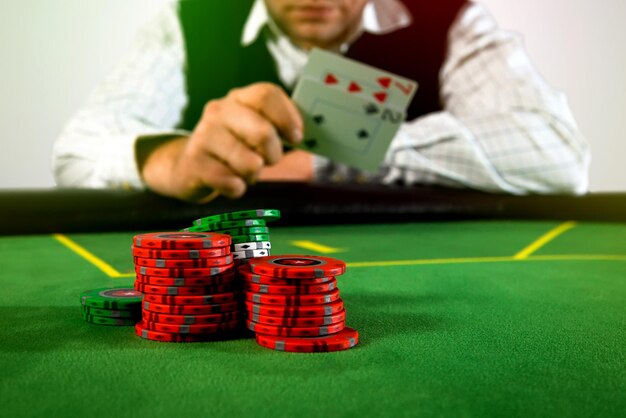 Un giocatore di poker ha perso fiches