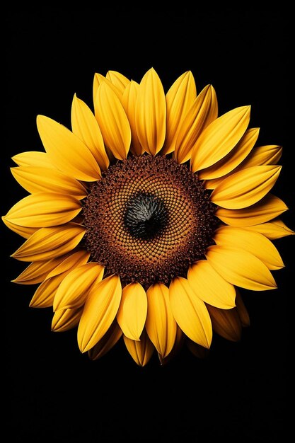 un girasole con il girasole sullo sfondo