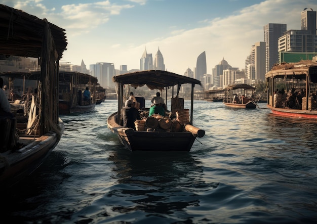 Un giro in barca lungo il Dubai Creek