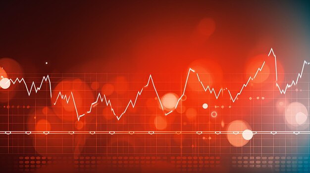 Un grafico a linee con sopra la parola finanziaria