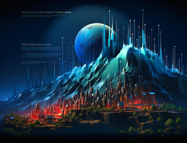 un grafico che mostra la crescita futura