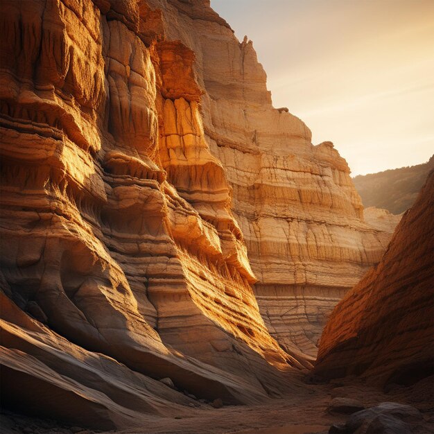 un grande canyon con un cartello che dice " il nome "