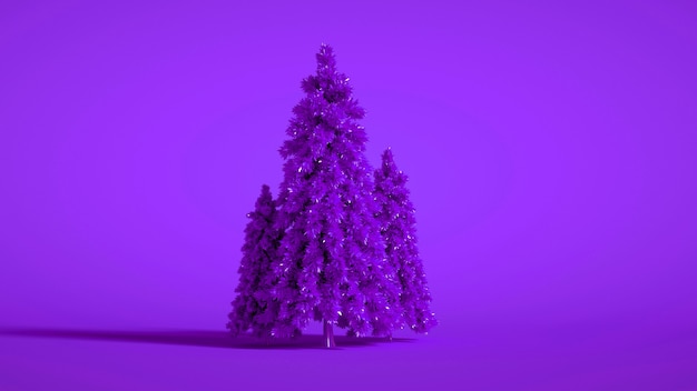 Un gruppo di alberi di Natale