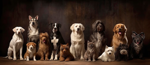 Un gruppo di cani