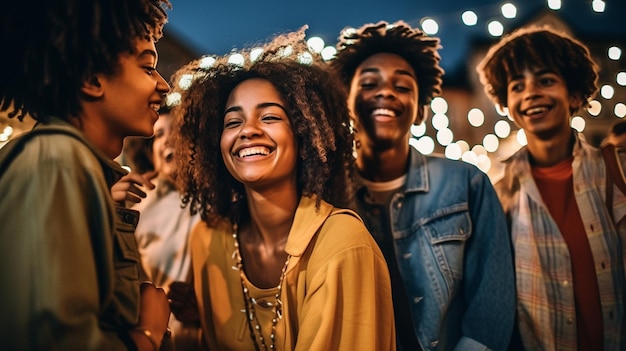 Un gruppo di persone sta organizzando una festa