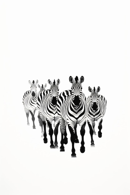 un gruppo di zebre con la scritta "zebres" sul fondo