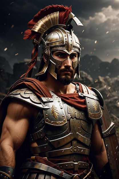 Un guerriero di Sparta.