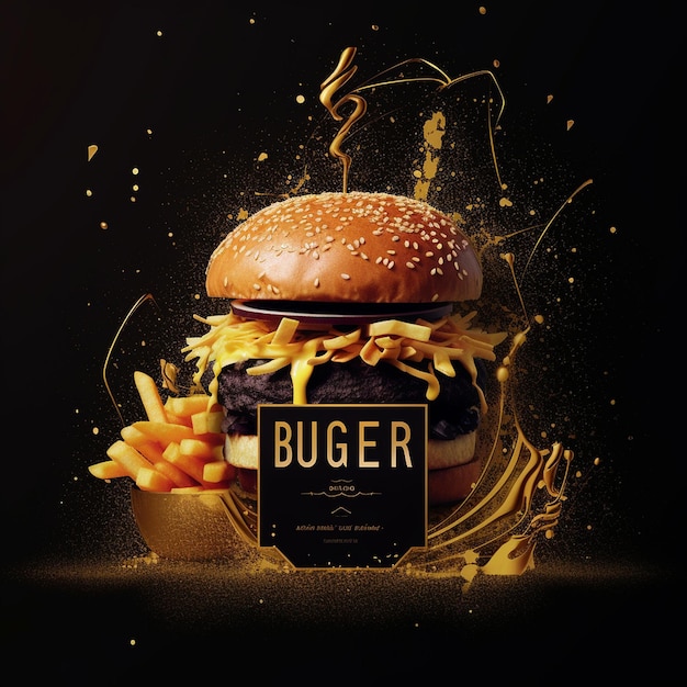 un hamburger fatto da Burger King