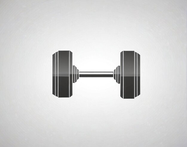 un'icona di barbell stupido