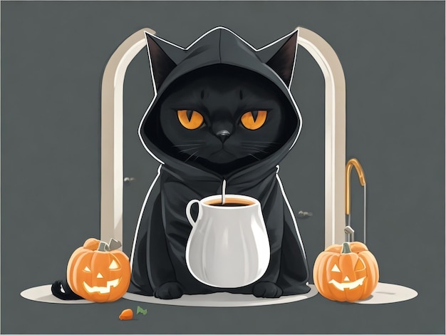 Un'illustrazione a tema Halloween