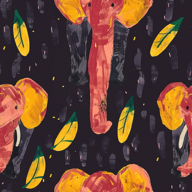 un'illustrazione colorata con un hot dog su di esso