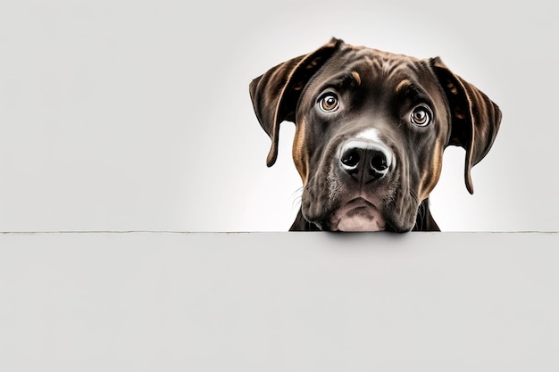 Un'immagine banner per cani da compagnia con spazio vuoto per banner, sfondo web o stampe