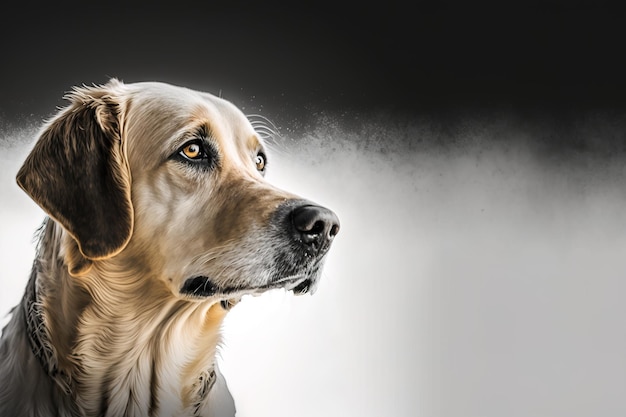 Un'immagine banner per cani da compagnia con spazio vuoto per banner, sfondo web o stampe