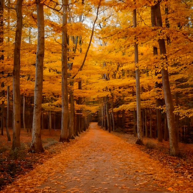 un'immagine del paesaggio autunnale