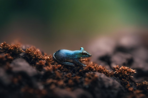 un'immagine del primo piano di piccoli animali nella foresta