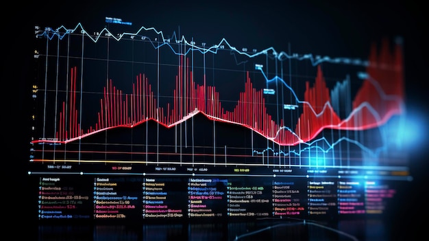 Un'immagine di cartelle cliniche e grafici che rappresentano l'analisi dei dati e le tendenze dei pazienti